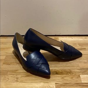 Cole Haan Navy Flats NEW